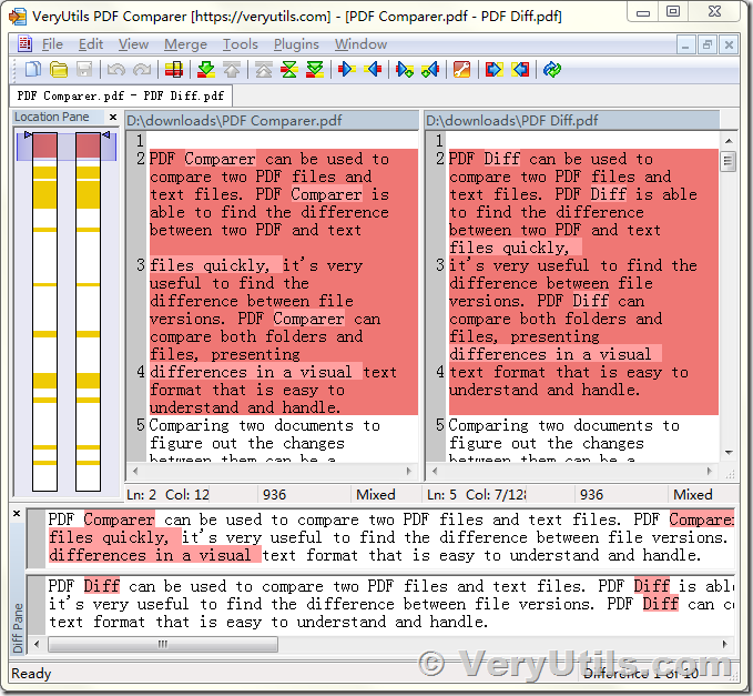 How to compare two PDF files? Do you want to see all diffs for two PDF Sns-Brigh10