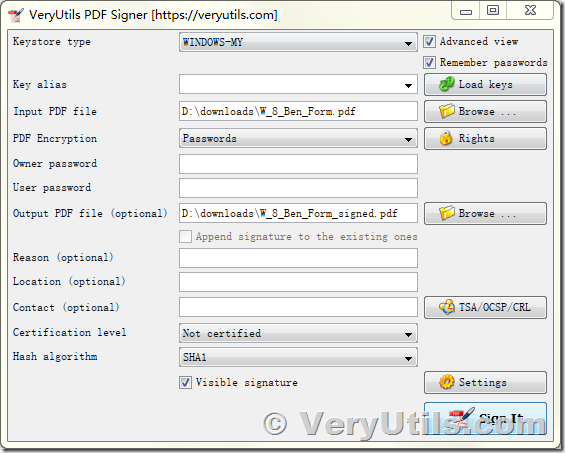 add digital signature in pdf