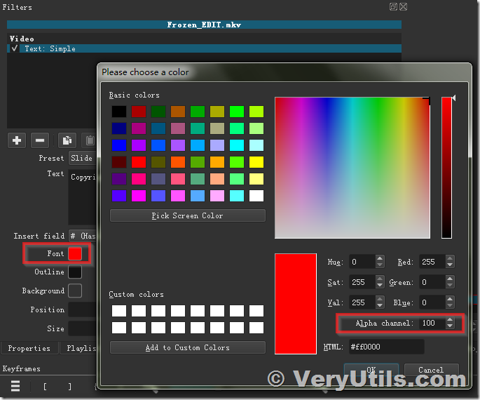 How to convert video to animated GIF with VeryUtils Video Editor software  [High Quality]?