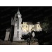 Europe Lisbon Castle under night lights