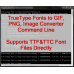 TrueType Font to Image Converter Command Line