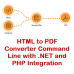 HTML to PDF Converter Command Line with .NET and PHP Integration