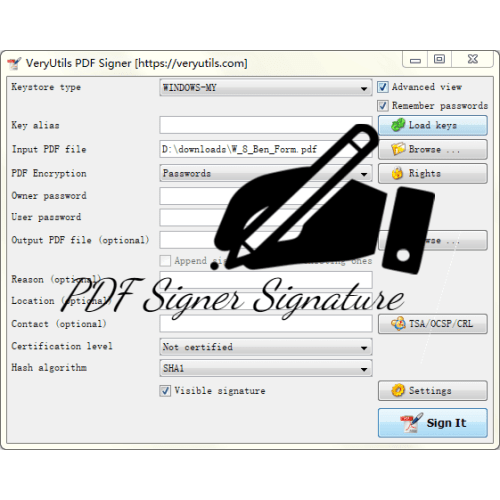 free pdf signer does not exist