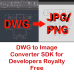 DWG to Image Converter SDK for Developers Royalty Free