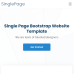 SinglePage - HTML5 Multipurpose Bootstrap Single Page Template