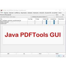 Java PDFTools GUI