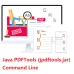 Java PDFTools (jpdftools.jar) Command Line