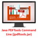 Java PDFTools (jpdftools.jar) Command Line
