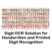 Digit OCR Solution for Handwritten and Printed Digit Recognition