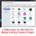 FileManager for WordPress Media Library Folders Plugin