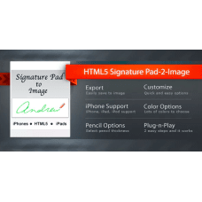HTML5 Signature Pad to Image