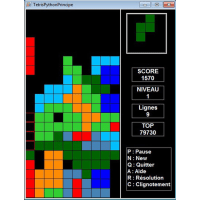 Tetris Python Game (Python Source Code)