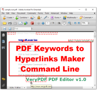 PDF Keywords to Hyperlinks Maker Command Line