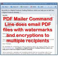 PDF Mailer Command Line for PHP Source Code