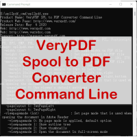 Spool to PDF Converter Command Line
