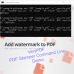 PDF Stamper Command Line