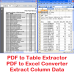 Online PDF to Table Extractor (Online PDF to Excel Converter)