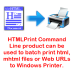 HTMLPrint Command Line