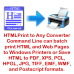 HTMLPrint to Any Converter Command Line