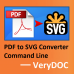 PDF to SVG Converter Command Line