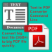 Text to PDF Converter Command Line