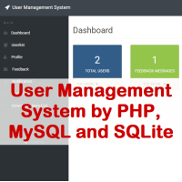 User Management System with PHP, MySQL and SQLite