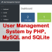 User Management System with PHP, MySQL and SQLite