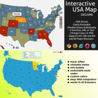 Interactive SVG Map