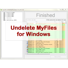 UndeleteMyFiles for Windows